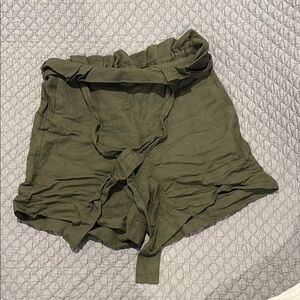 Blank NYC High Waist Olive Shorts
